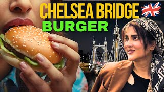 Fiza Ali UK Vlog  Chelsea Bridge Burger  Fiza ali Vlog  London [upl. by Akinad]