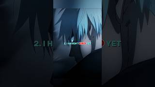 I live for two reasons shorts amv anime animeedit animedits amvedit gojo jjk [upl. by Otrevogir373]