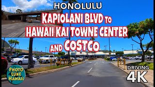 Kapiolani Blvd to Hawaii Kai Towne Center and Costco [upl. by Ennayhc121]