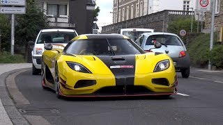 Supercars Leaving Private Car Meet Koenigsegg McLaren P1 Carrera GT Aventador SV amp More [upl. by Jacquenette]