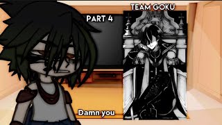 Uppermoons and Muzan react anos voldigoad quotTEAM GOKUquot Part 4  Gacha react [upl. by Holtorf]