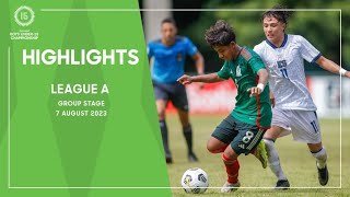 2023 Concacaf Boys U15 Championship League A  Matchday 2 Highlights [upl. by Ecirtal]