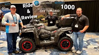 2022 CFMOTO CFORCE 1000 Overland Review amp 1st Impressions [upl. by Eeima]