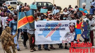 EN DIRECTMARCHE DE MUZITU A KIN POUR SOUTENIR LES FARDC ET DEMANDE DE FAIRE LA GUERRE AU RWANDA M23 [upl. by Bailie]