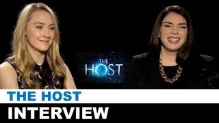 Stephenie Meyer amp Saoirse Ronan Interview  The Host 2013  Beyond The Trailer [upl. by Joashus]