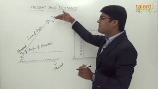 Introduction  Height and Distance  Quantitative Aptitude  TalentSprint Aptitude Prep [upl. by Nosille]