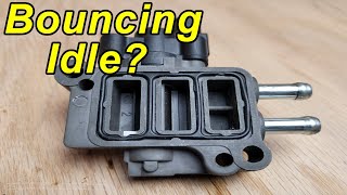 Honda Idle Air Control Valve Cleaning [upl. by Ahtnamas]