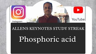 Phosphoric acid from Allens keynotes [upl. by Maddocks926]