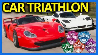 Forza Horizon 5 Online  Olympic Challenge FH5 Triathlon [upl. by Larisa]