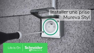 Comment installer la prise de courant Mureva Styl  Schneider Electric [upl. by Ecnarolf476]