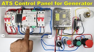 Automatic Changeover Switch Control Wiring To Start And Stop The GeneratorElectricalTechnician [upl. by Deeyn]