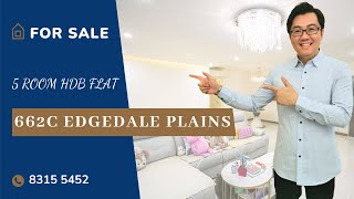 662C EDGEDALE PLAINS FOR SALE 5 Room HDB Flat  Newly MOP amp Nicely Renovated  24 Hr Supermarket [upl. by Leahplar947]