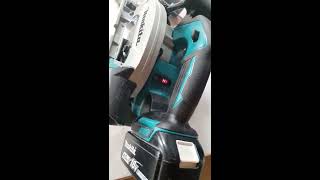 Makita DHS680Z 18V porównanie z pilarką 230v Makita HS6601 [upl. by Gabbert916]