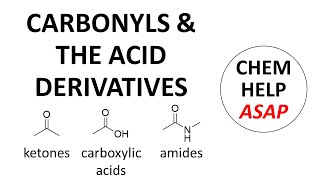 carbonyl amp acid derivative functional groups [upl. by Alliuqat221]