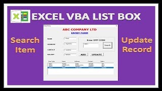 List Box in Excel VBA [upl. by Erkan]