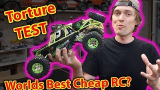 Unboxing amp Torture Test  best CHEAP RC Car wltoys 12428 [upl. by Aiepoissac]