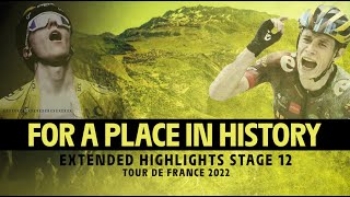 Highlights  Stage 12  TDF2022 [upl. by Deer]