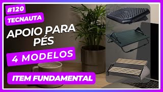 Apoio para pés Ergonômico  Qual o melhor apoio para pés Testei os 4 modelos mais vendidos [upl. by Boj]