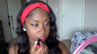 How To Apply Lipstick  Lip Liner [upl. by Gyimah806]