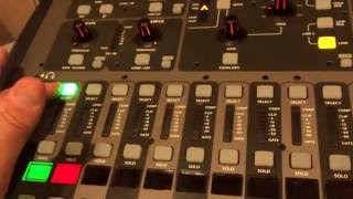 24  Behringer X32  VIDEO  160705 – Changing a Bus Send from Pre to Post Fader [upl. by Gnouv]