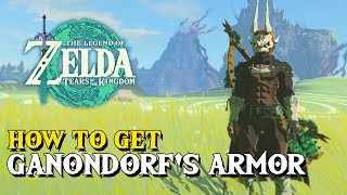 Zelda Tears Of The Kingdom How To Get The Evil Spirit Armor Set Ganondorfs Set [upl. by Olotrab]