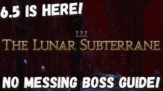 The Lunar Subterrane Dungeon Guide  BOSS GUIDE  FFXIV Patch 65  ENDWALKER [upl. by Rinum]