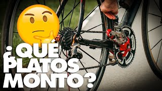 🤔¿Cuál es la mejor combinación de platos en la bicicleta🚲 platosciclismo [upl. by Dutch]