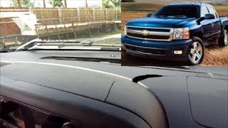 2013 Silverado Dash cap installation Texas Edition Before amp After [upl. by Anaujit572]