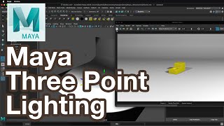 Maya Three Point Lighting Tutorial for Rendering 3D Models [upl. by Killarney]