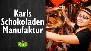 Karls SchokoladenManufaktur  Karls Erlebnis Dorf [upl. by Enelrihs]