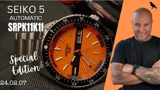 SEIKO 5 Automatic Special Edition watch REVIEW SRPK11K1f [upl. by Toor712]