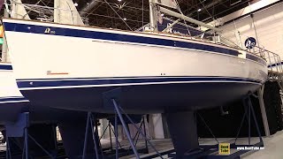 2019 Hallberg Rassy 310 Sailing Yacht  Deck and Interior Walkaround  2019 Boot Dusseldorf [upl. by Fridlund]