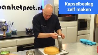 Kapsel beslag biscuit zelf maken [upl. by Letty]