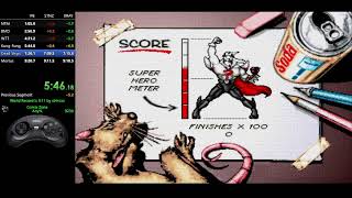 Comix Zone SEGA Genesis any World Record 910 Speedrun [upl. by Jelene]