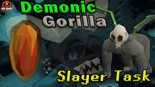 OSRS Demonic Gorilla Slayer Guide for noobs [upl. by Nalahs]