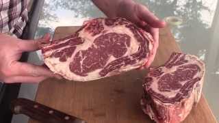 HowTo Dry Age Beef at Home  42 Day Aged Ribeye [upl. by Edmonda]