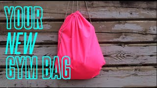 EASY DIY GYM BAG [upl. by Twila395]