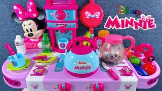 12 Minutes Satisfying with Unboxing Minnie Mouse Kitchen Playset，Disney Toys Review  ASMR [upl. by Barina387]