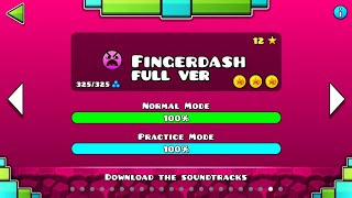 Geometry Dash  Fingerdash FULL VER All Coin  ♬ Partition [upl. by Ume66]