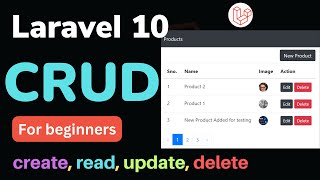 Laravel 10 CRUD With Image For Beginners  Laravel CRUD Full Tutorial  HINDI [upl. by Korella]