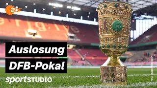 Auslosung DFBPokal Viertelfinale 202223  sportstudio [upl. by Maxima]