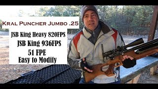 Kral Puncher Jumbo 25  Review amp Final Modification to 51FPE [upl. by Nicolais801]