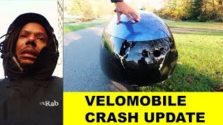 VELOMOBILE CRASH UPDATE 055 [upl. by Nryhtak469]