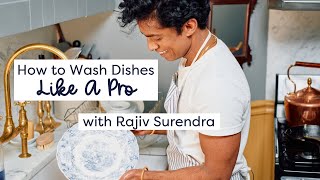 How to Hand Wash Your Dishes Like A Pro With Rajiv Surendra  Life Skills With Rajiv [upl. by Nilved]