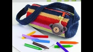 Estuche tejido en Crochet [upl. by Allbee]