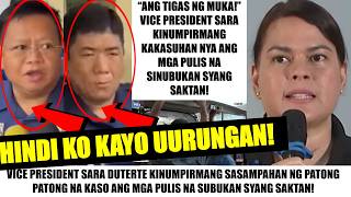 Matapos SILA PA ang Mag REKLAMO PULIS na SINUBUKANG SAKTAN si VP SARA KINASUHAN NA quotHUMANDA KAquot [upl. by Neehsuan]