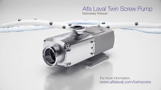 The new Alfa Laval Twin Screw pump  delicately robust [upl. by Lichter]