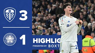 Highlights Leeds United 31 Leicester City  STUNNING COMEBACK AT ELLAND ROAD [upl. by Placeeda30]