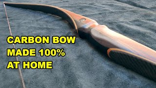 HOW TO MAKE A CARBON LAMINATED BOW  IN SILENCE [upl. by Lowney384]