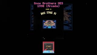 Snow Brothers NES 1990 Arcade LEVEL 10 Part 2 [upl. by Adnim]